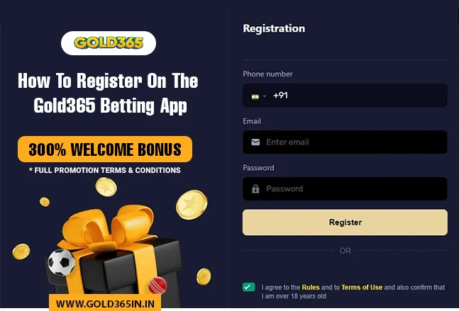 Gold365 App Registration