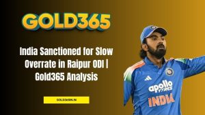 India slow overrate Raipur ODI