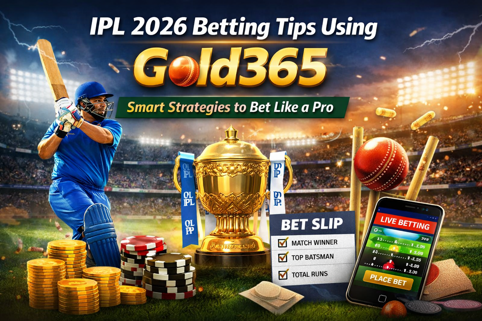 IPL 2026 betting tips using Gold365