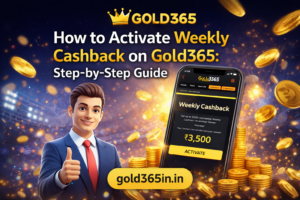 How to Activate Weekly Cashback on Gold365